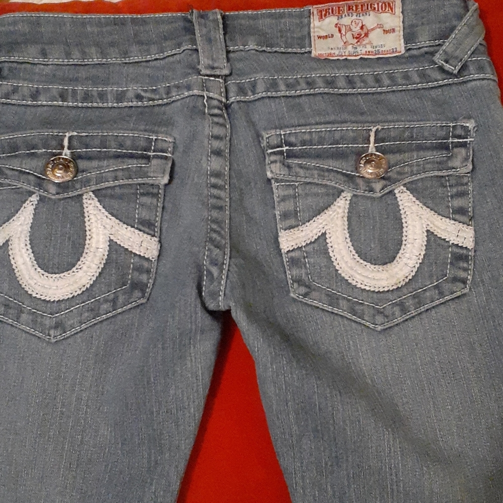 TRUE RELIGION JOEY SUPER T JEANS ROW 25 SEAT 33